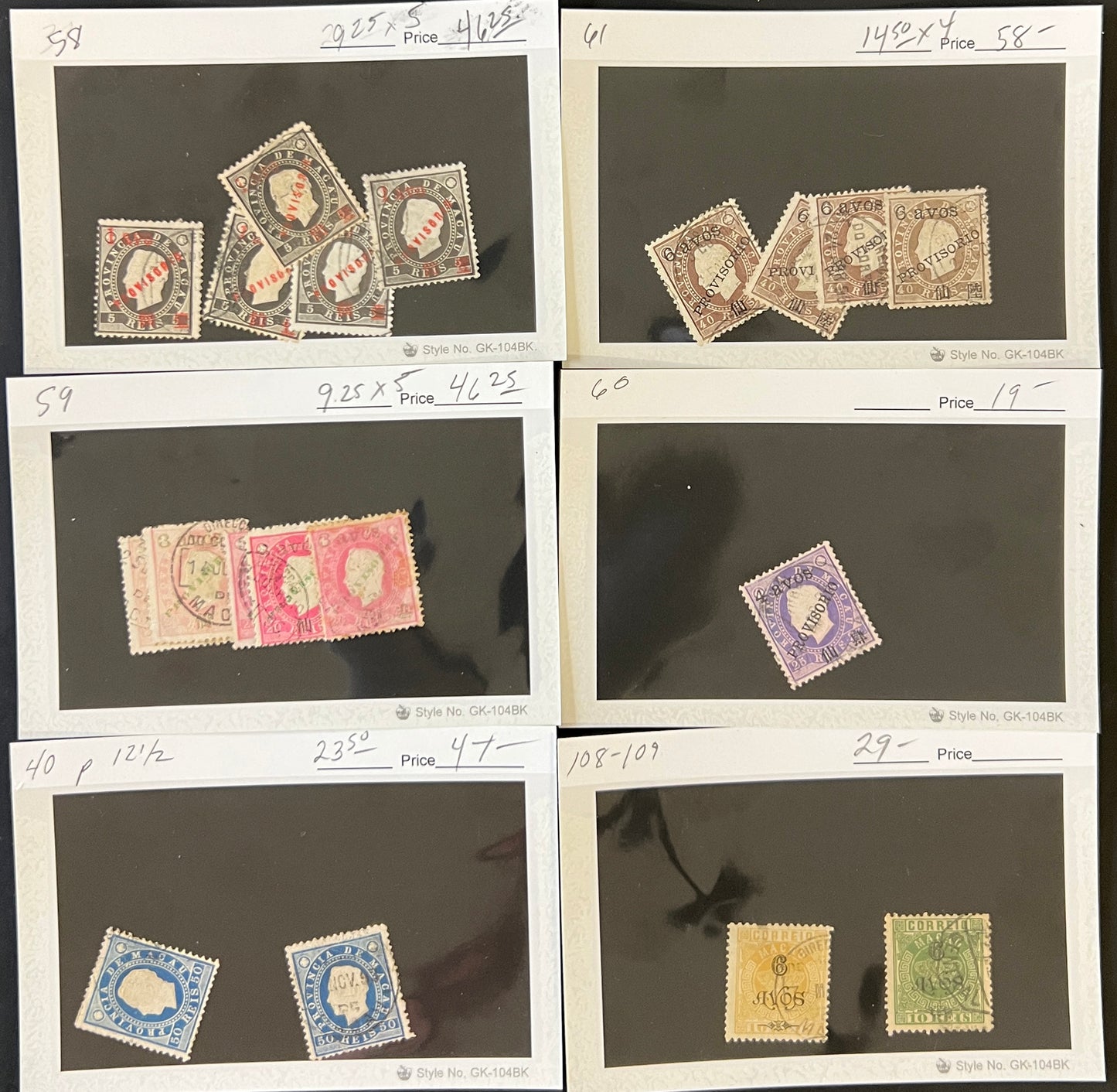 Macau Valuable Mint Stamp Collection Glassine Bags $2179+ CV (MNH) ZAYIX