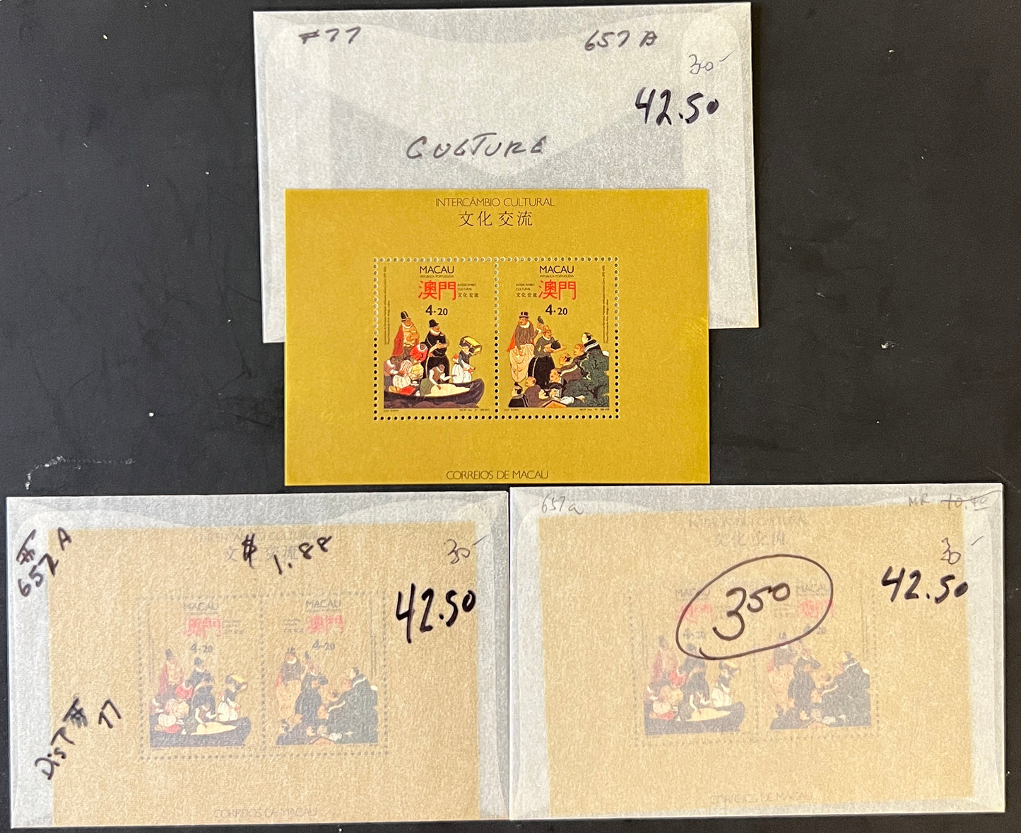 Macau Valuable Mint Stamp Collection Glassine Bags $2179+ CV (MNH) ZAYIX