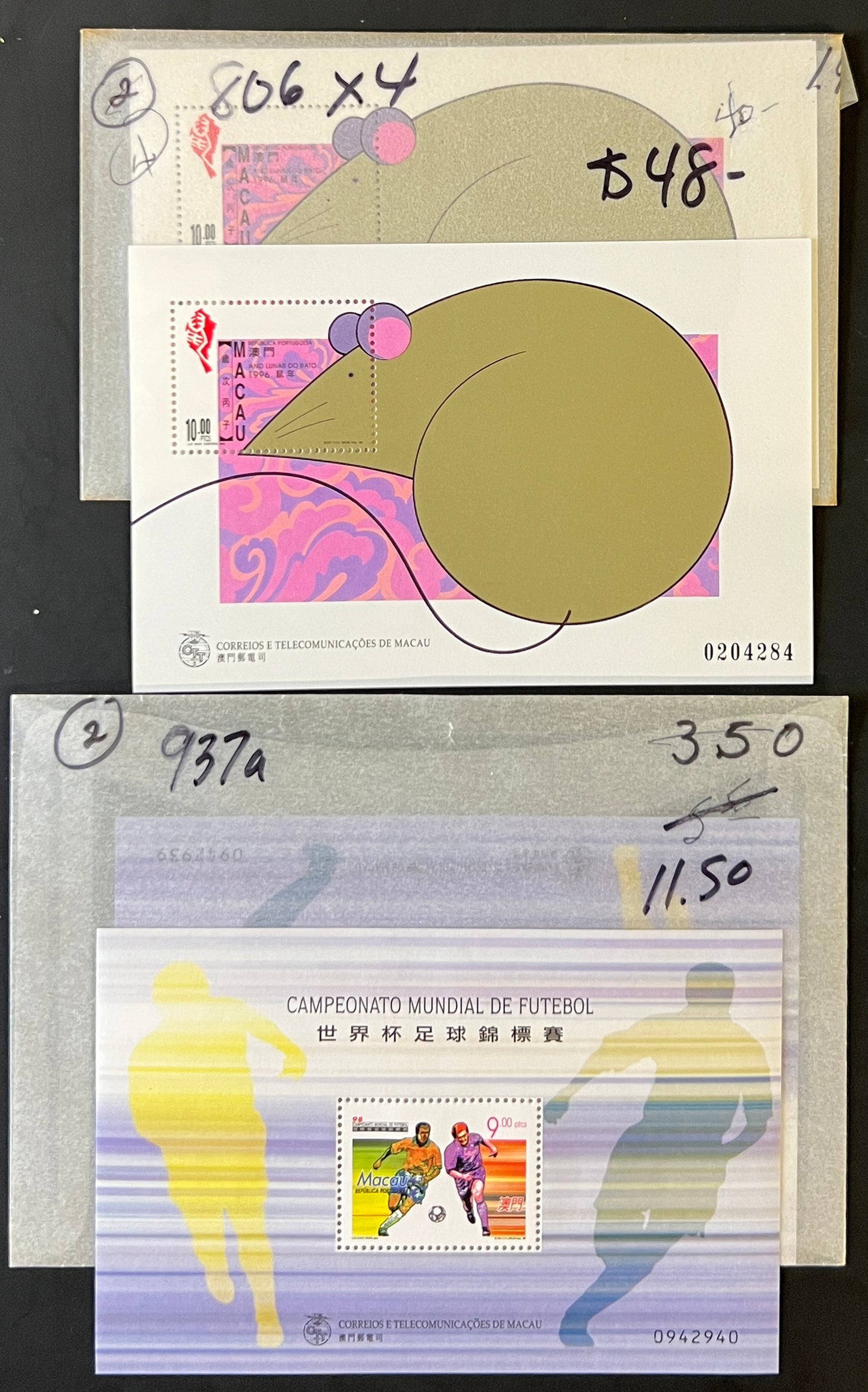 Macau Valuable Mint Stamp Collection Glassine Bags $2179+ CV (MNH) ZAYIX