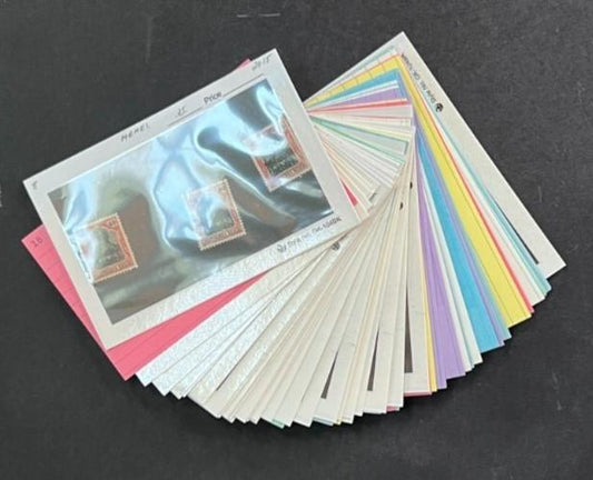 Memel Stamp Collection on Dealer Cards $79 CV ZAYIX 0825CB414612