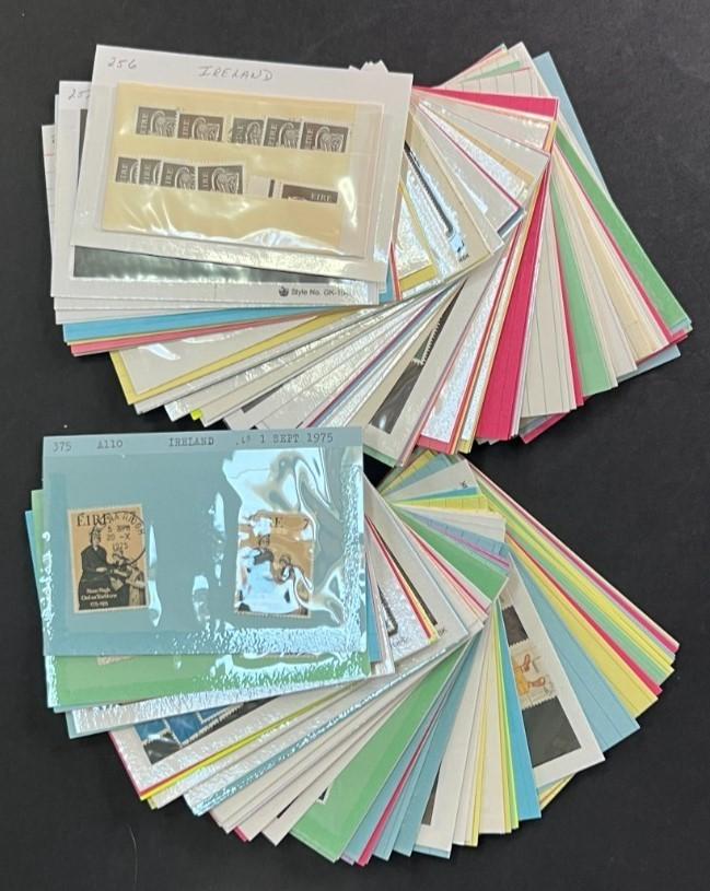 Ireland Stamp Collection MNH/MH/Used mix Dealer Cards $215 CV ZAYIX
