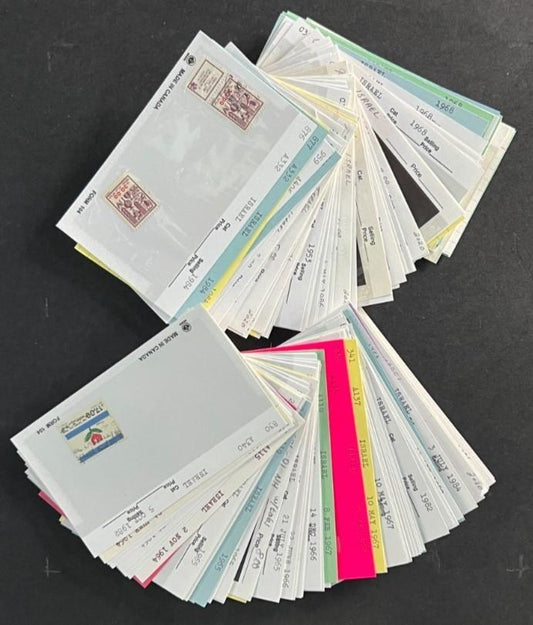 Israel Stamp Collection Mint/Used Sets/Singles Mix Dealer Cards $123 CV ZAYIX