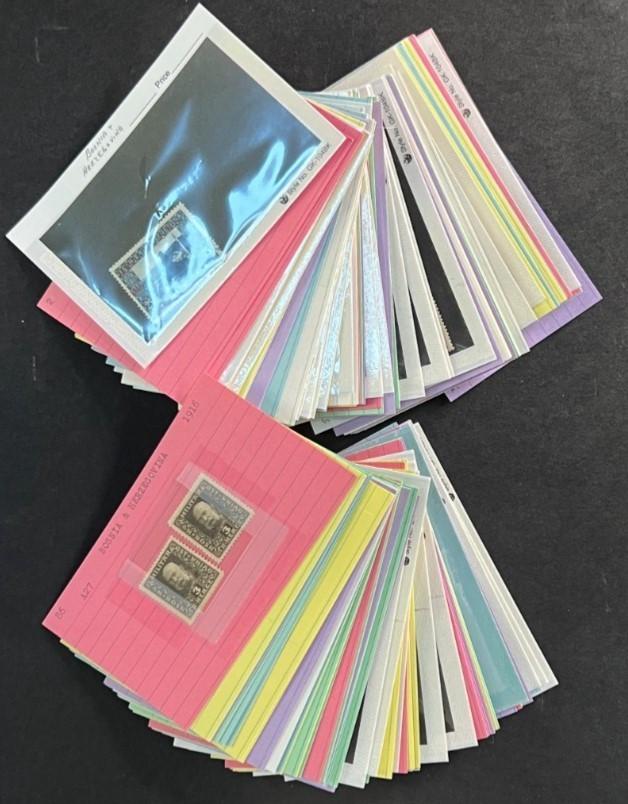 Bosnia & Herzegovina Stamp Collection on Dealer Cards $215 CV ZAYIX 0825CB414632