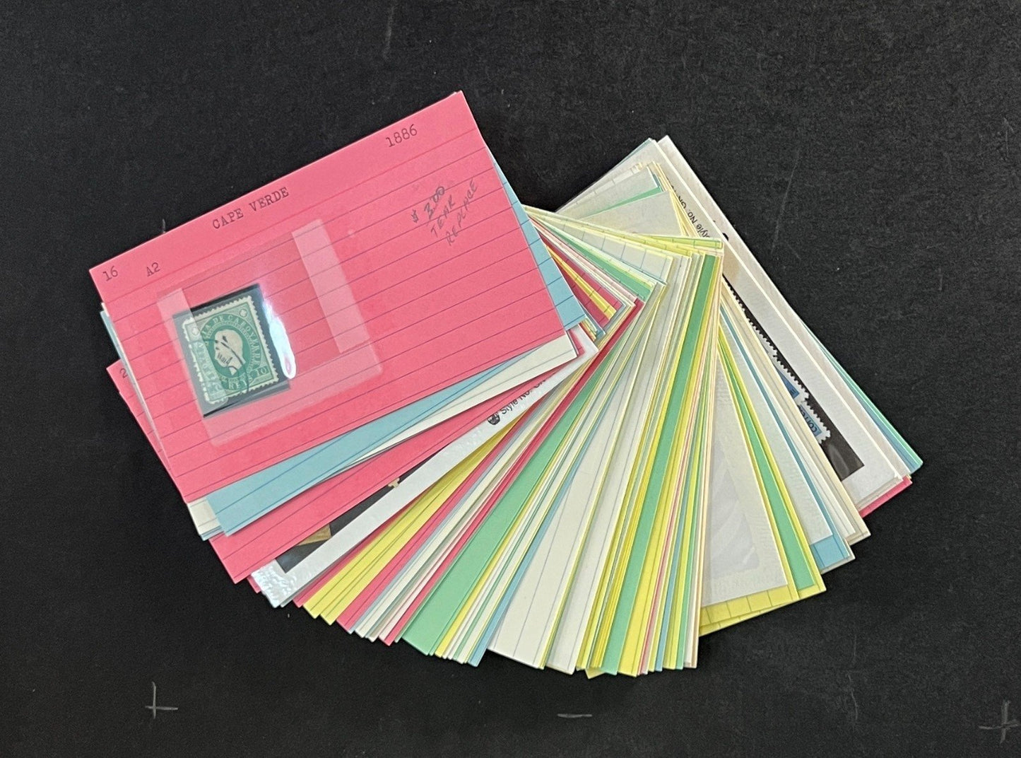 Cape Verde Stamp Collection Mint/Used Classics 96 Dealer Cards $105 CV ZAYIX