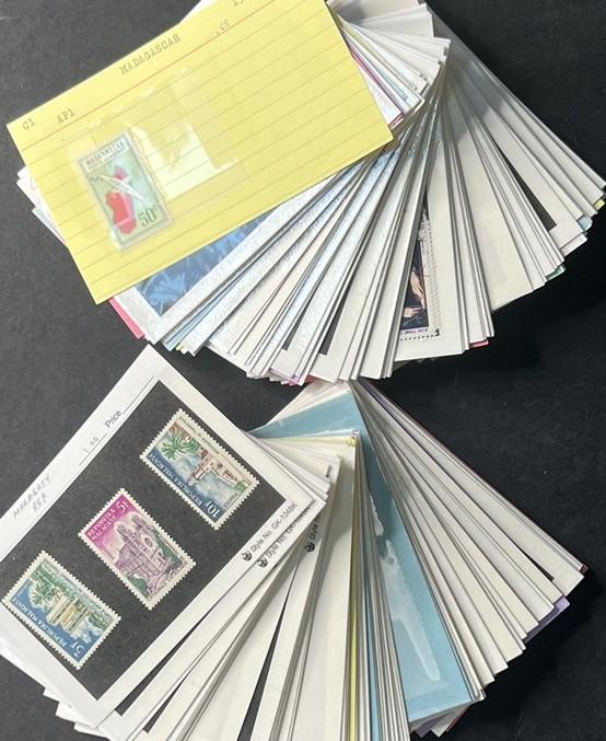 Madagascar & Malagasy Stamp Collection Dealer Cards $355 CV Mint & Used ZAYIX