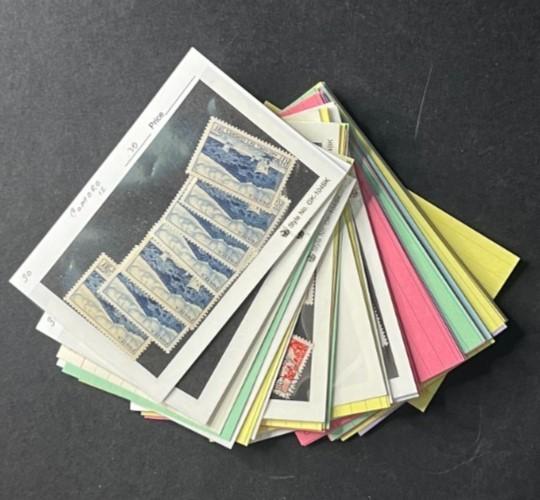 Comoro Islands Stamp Collection Dealer Cards $154 CV Mint & Used ZAYIX