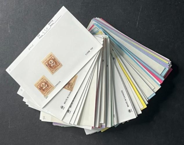 IFNI Stamp Collection Dealer Cards $87 CV Mint & Used ZAYIX