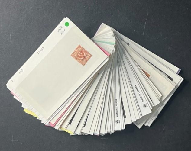 Libya Stamp Collection Dealer Cards $91 CV Mint & Used ZAYIX