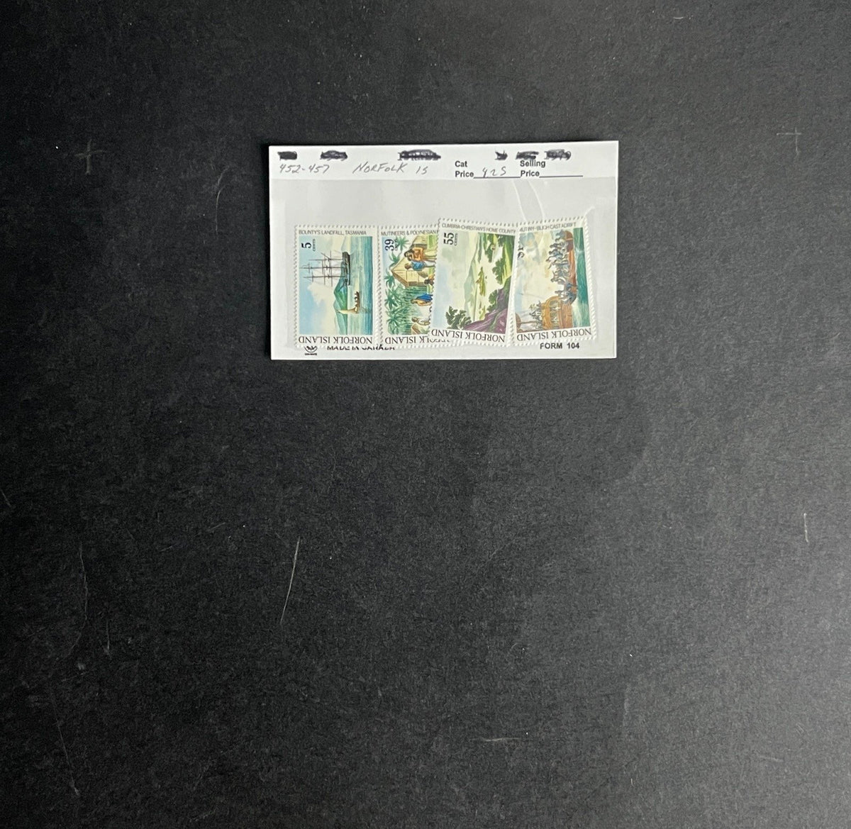 Norfolk Island Stamp Collection Dealer Cards $312 CV Mint & Used ZAYIX