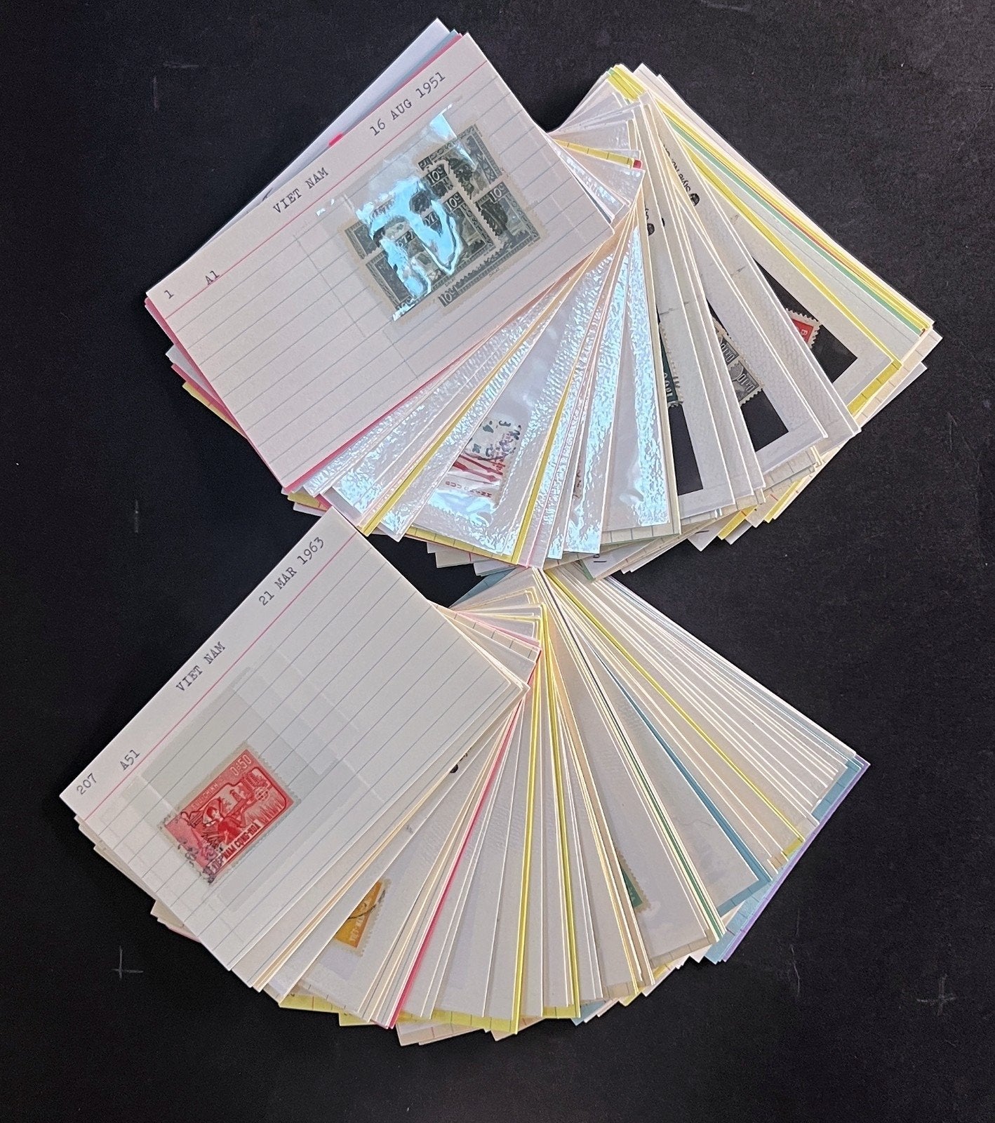 Vietnam Stamp Collection Dealer Cards $158 CV Mint & Used ZAYIX