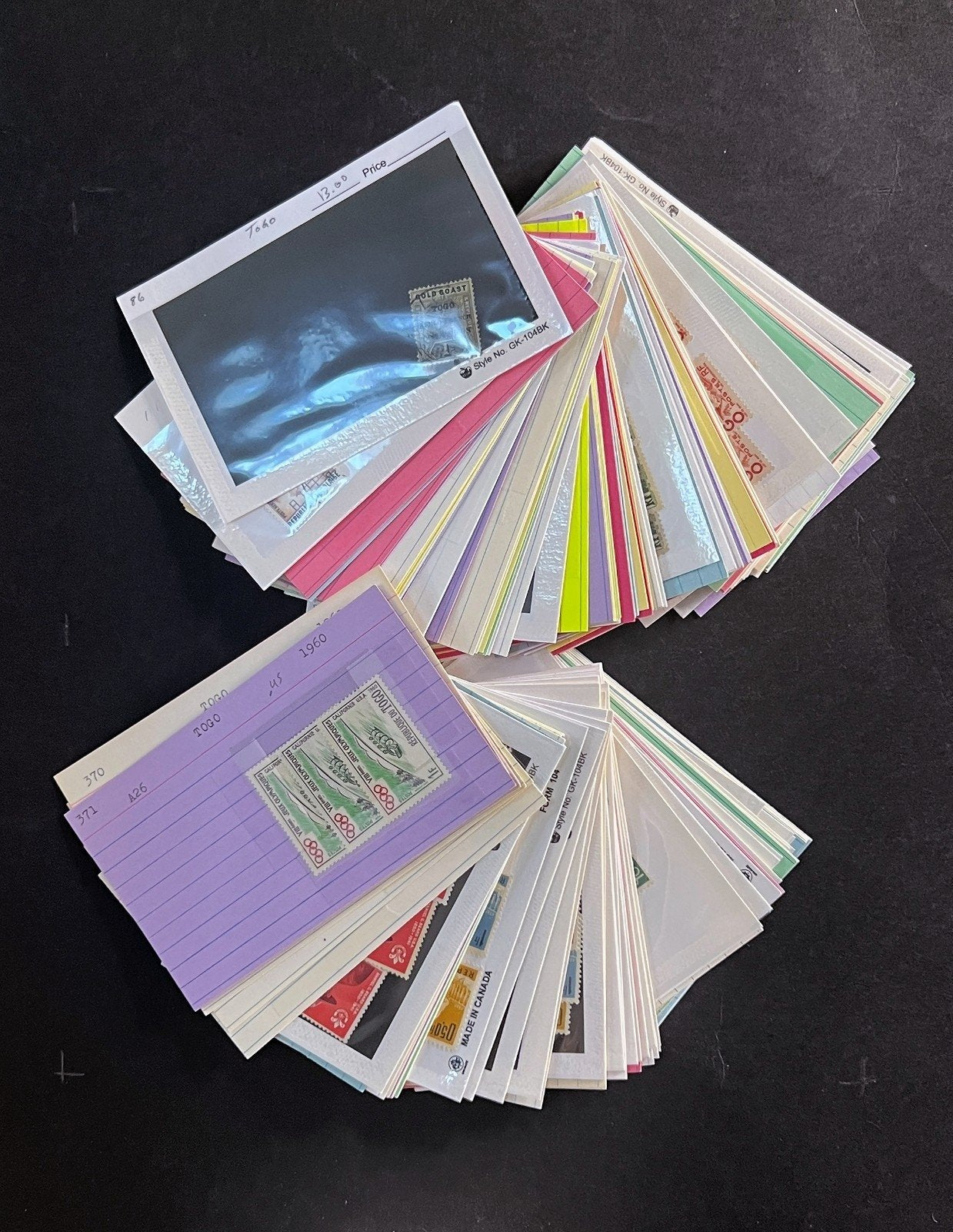 Togo Stamp Collection Dealer Cards $117 CV Mint & Used ZAYIX