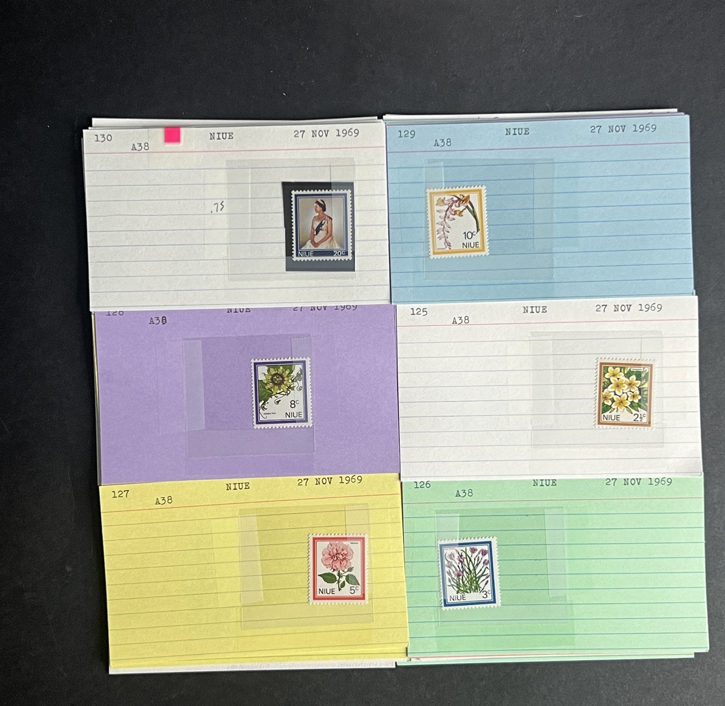 Niue Stamp Collection Dealer Cards $239 CV Mint & Used ZAYIX