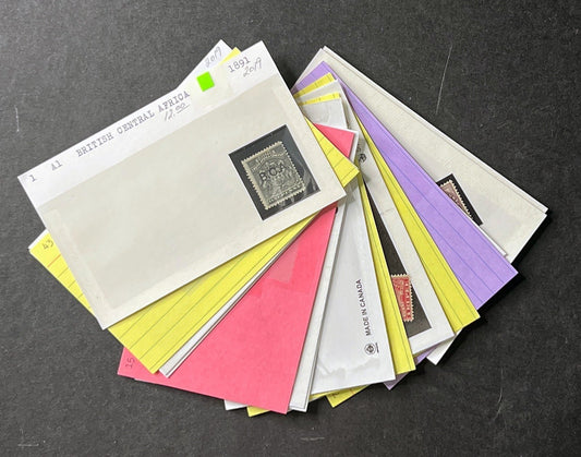 British Colonies Stamp Collection Dealer Cards $137 CV Mint & Used ZAYIX