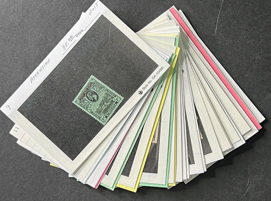 Ascension Stamp Collection Dealer Cards $167 CV Mint & Used ZAYIX