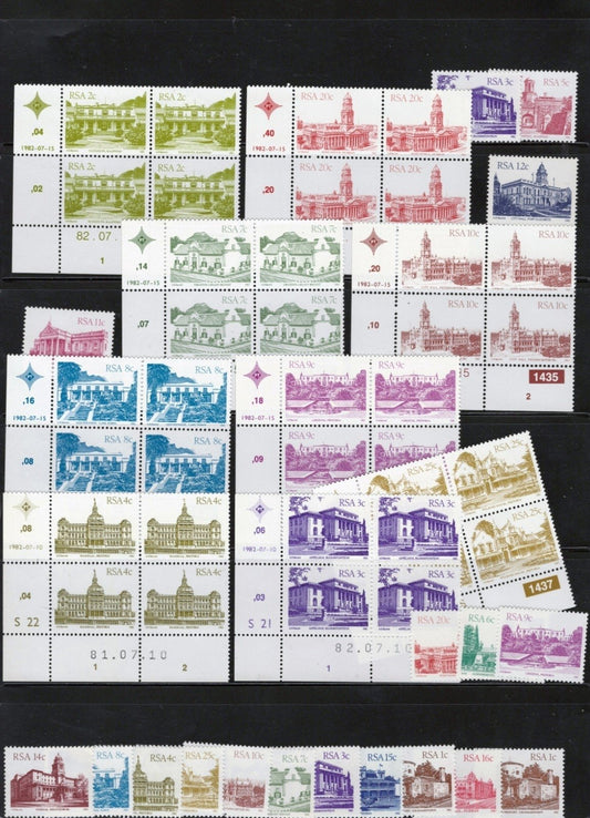 RSA South Africa Stamp Collection 2 Stock Page Sets Singles MNH/MH ZAYIX