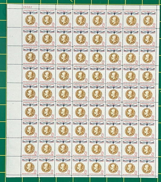 US 1148 Mint Sheet (MNH) Champion Of Liberty 8-Cent Thomas G Masaryk 1960 ZAYIX