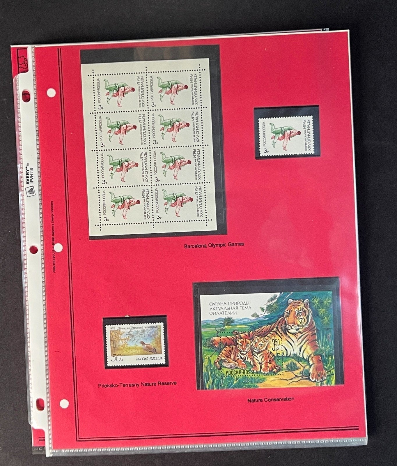 Russia 1992 Stamp Year Collection Album Pages $102 CV Mint/MNH ZAYIX