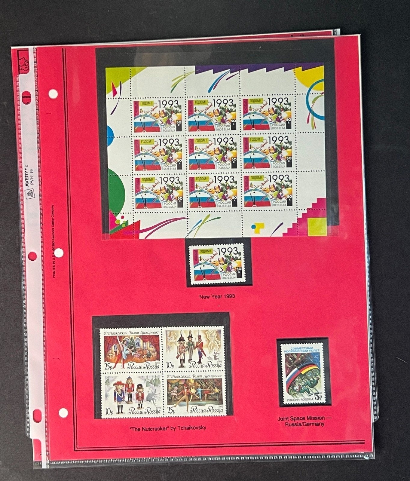 Russia 1992 Stamp Year Collection Album Pages $102 CV Mint/MNH ZAYIX
