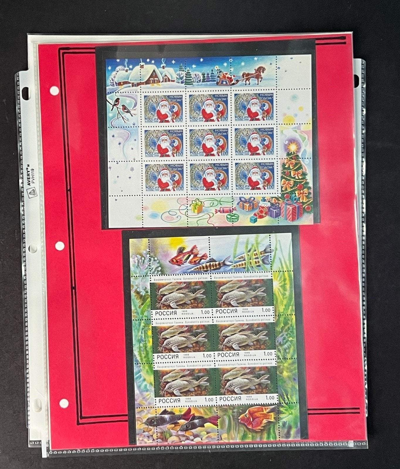 Russia 1998 Stamp Year Collection Album Pages $174 CV Mint/MNH ZAYIX