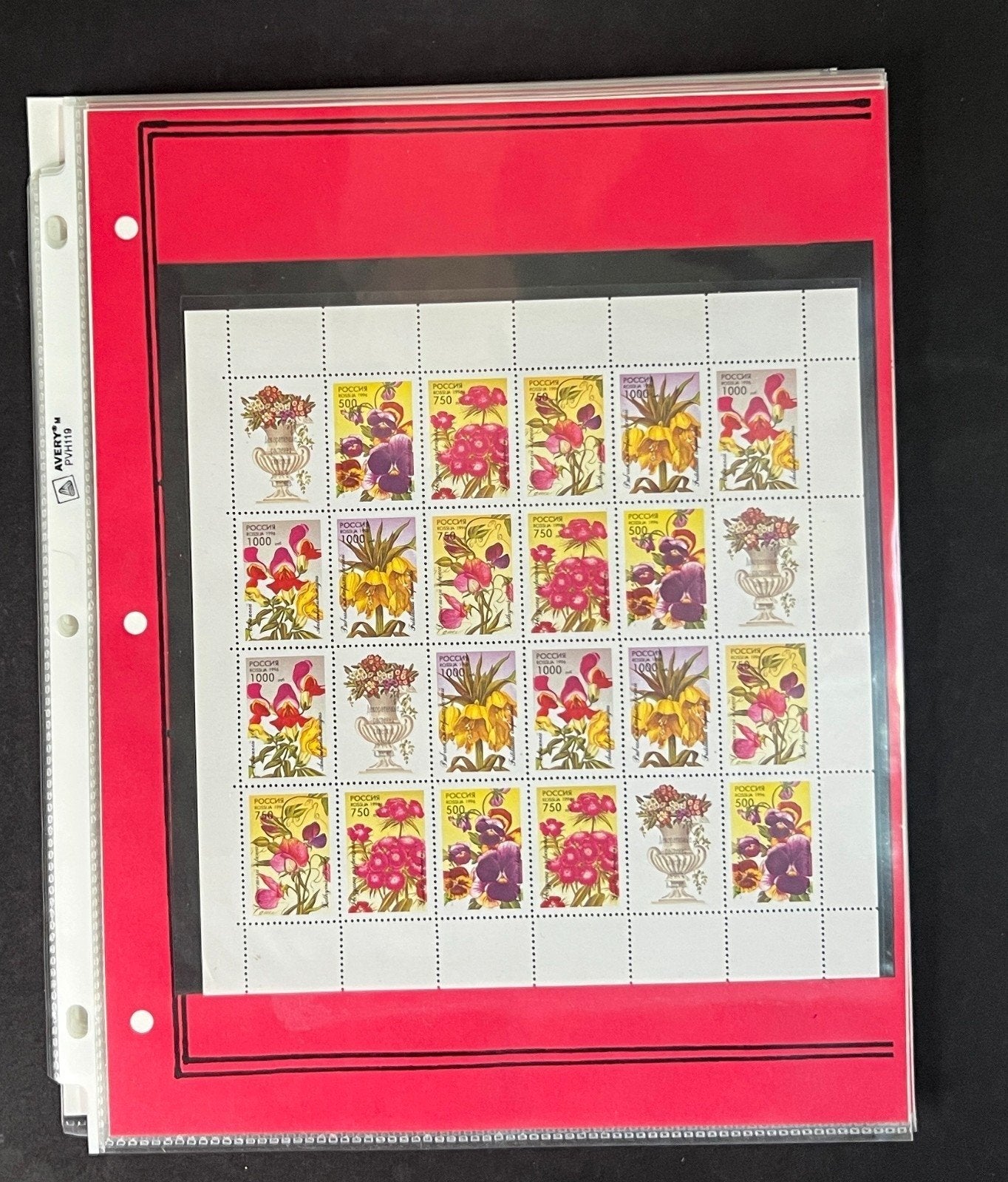 Russia 1996 Stamp Year Collection Album Pages $145 CV Mint/MNH ZAYIX
