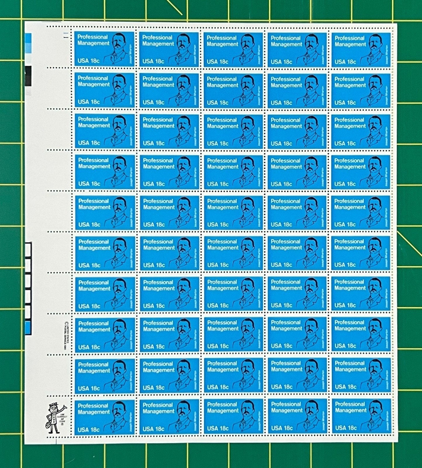 US 1920 Mint Sheet (MNH) Professional Management Education Centennial 1981 ZAYIX