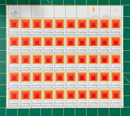 US 1833 Mint Sheet (MNH) Education in America (PB6) 15-Cent 1980 ZAYIX