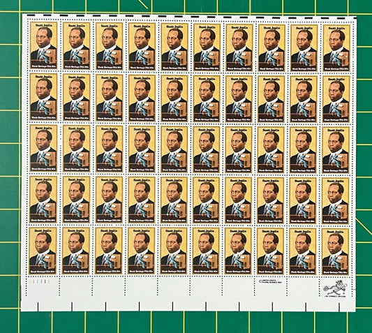 US 2044 Mint Sheet (MNH) Scott Joplin Black Heritage 20-Cent 1983 ZAYIX