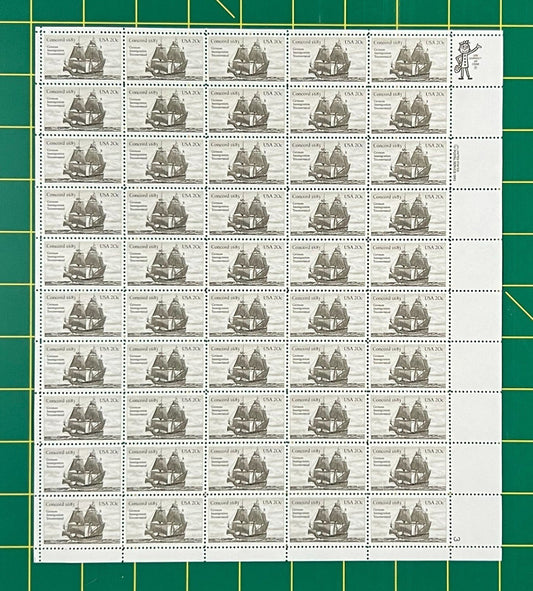 US 2040 Mint Sheet (MNH) German Immigration Tricentennial 20-Cent 1983 ZAYIX