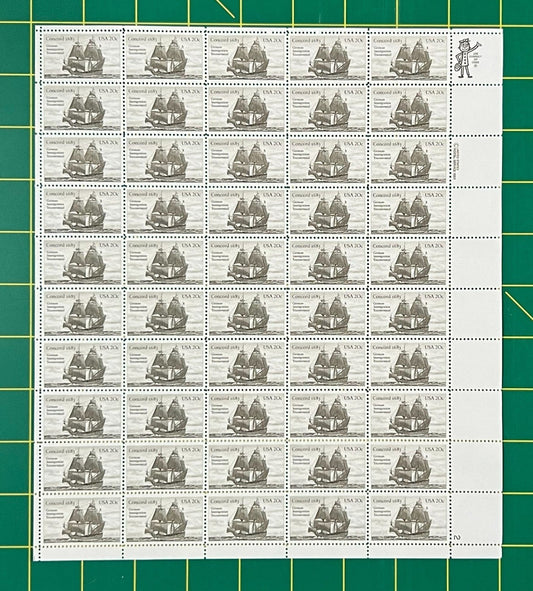 US 2040 Mint Sheet (MNH) German Immigration Tricentennial 20-Cent 1983 ZAYIX