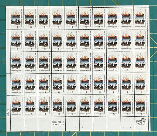 US 1420 Mint Sheet (MNH) Landing of the Pilgrims 350th 6-Cent 1970 ZAYIX