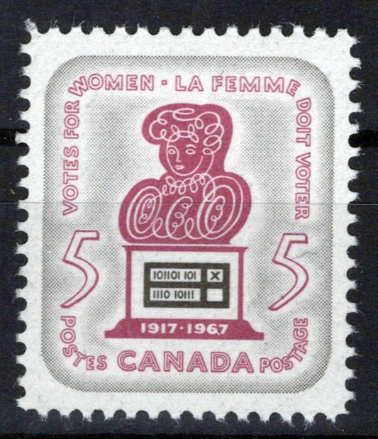 Canada 470 MNH Woman SuffrageZayix 1224S0005M