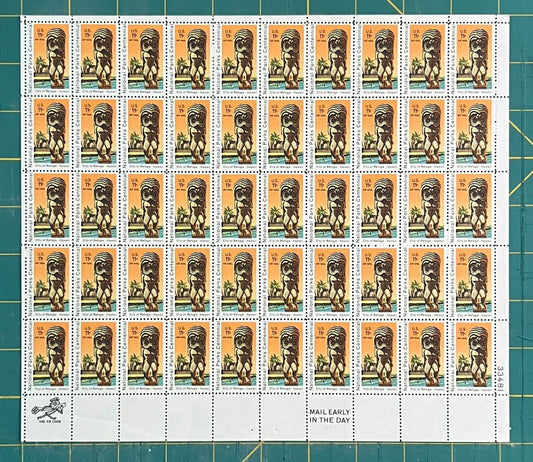 US C84 Mint Sheet (MNH) City of Refuge National Park Hawaii 11-Cent 1972 ZAYIX