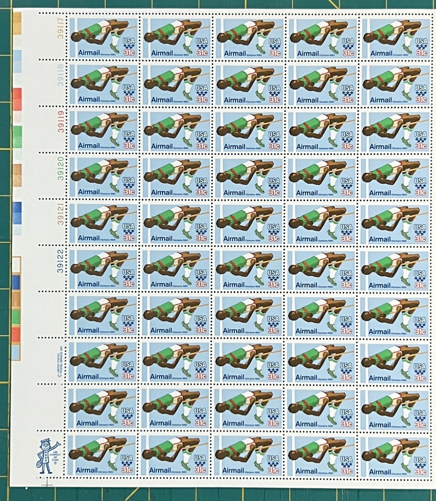 US C97 Mint Sheet (MNH) Olympics High Jump (PB12) 31-Cent 1979 ZAYIX