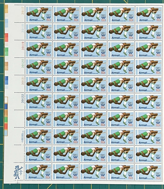 US C97 Mint Sheet (MNH) Olympics High Jump (PB12) 31-Cent 1979 ZAYIX