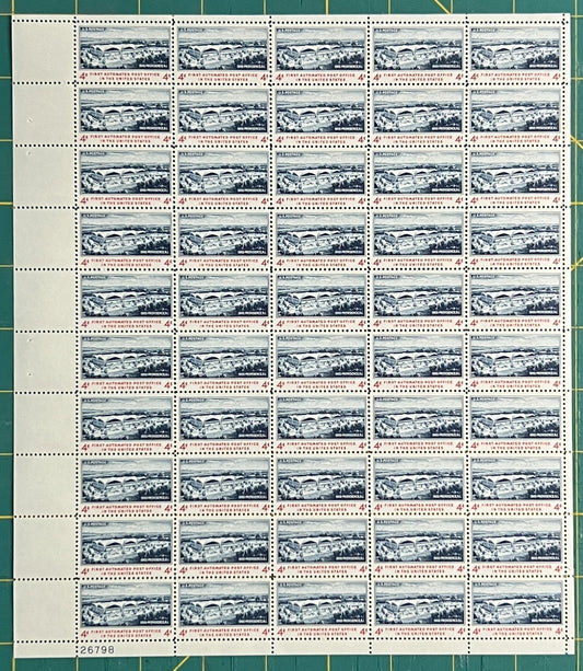 US 1960 4¢ First Automated Post Office Mint Sheet MNH (Scott 1164) – ZAYIX