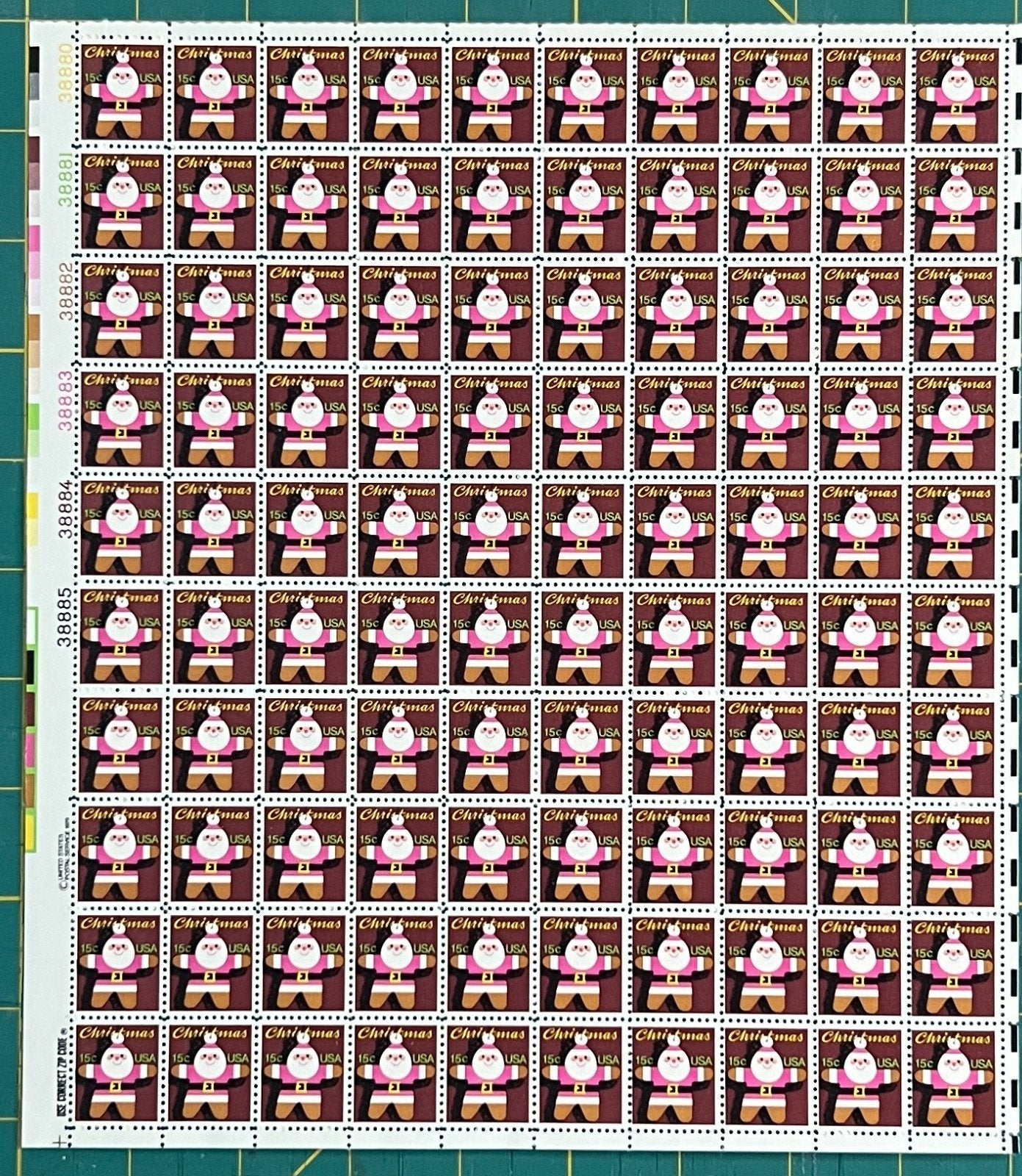 US 1979 15¢ Christmas Ornament Mint Sheet MNH (Scott 1800, PB12) – ZAYIX