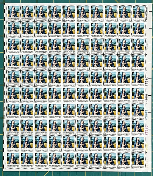 US 1979 15¢ Christmas Virgin & Child Mint Sheet MNH (Scott 1799) – ZAYIX
