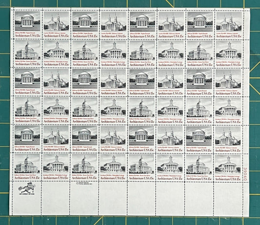US 1979 15¢ Architecture Mint Sheet MNH (Scott 1779–1782) – ZAYIX