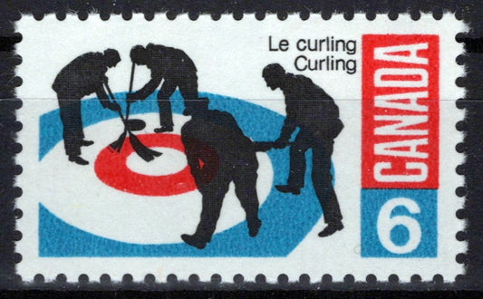 Canada 490 MNH Curling Sports GamesZayix 1224S0015