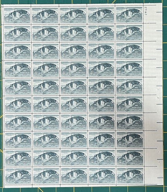 US 1962 4¢ Homestead Act Centennial Mint Sheet MNH (Scott 1198) ZAYIX