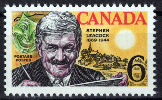 Canada 504 MNH Stephen Leacock Historian EconomistZayix 1224S0018M