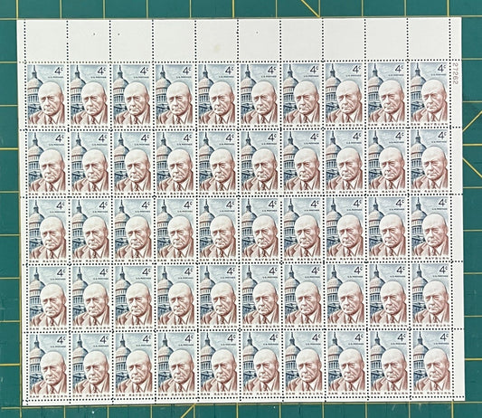 US 1962 4¢ Sam Rayburn Speaker-House Mint Sheet MNH (Scott 1202) ZAYIX