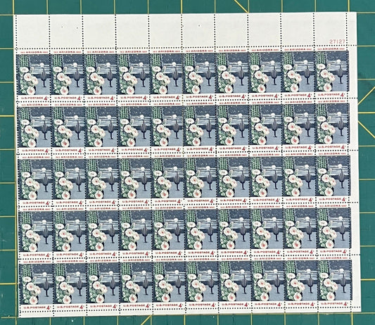 US 1962 4¢ Arizona Statehood 50th Anniversary Mint Sheet MNH (Scott 1192) ZAYIX