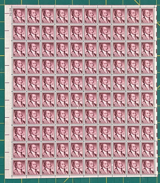 US 1959 15¢ John Jay Liberty Series Mint Sheet MNH (Scott 1046) ZAYIX