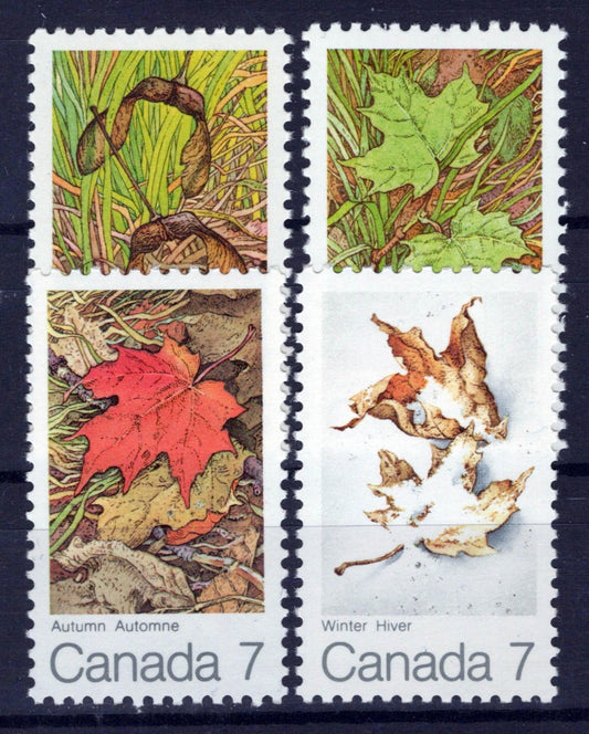 Canada 535-538 MNH Maple Leaves Trees NatureZayix 1224S0025M
