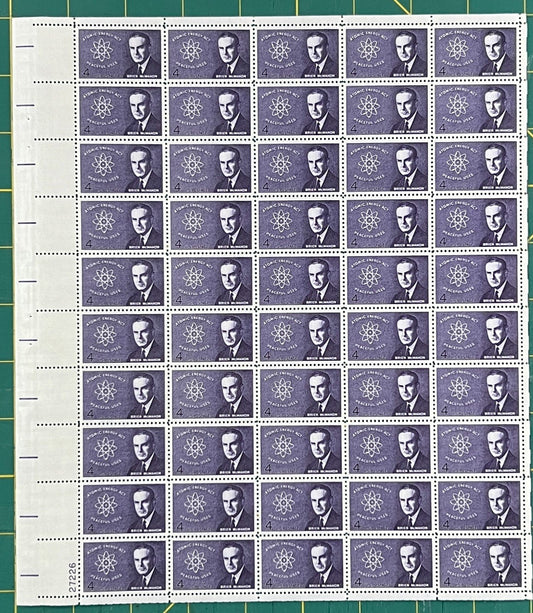 US 1962 4¢ Brien McMahon Senator Mint Sheet MNH (Scott 1200) ZAYIX