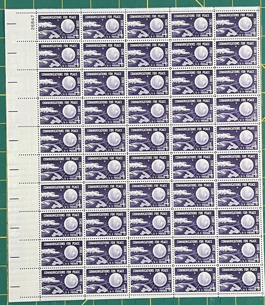 US 1960 4¢ Echo Communication Satellite Mint Sheet MNH (Scott 1173) ZAYIX
