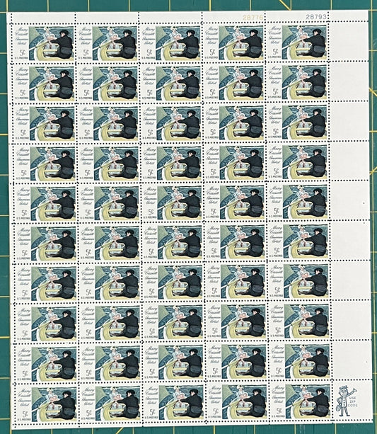 US 1966 5¢ Mary Cassatt The Boating Party Mint Sheet MNH (Scott 1322) ZAYIX