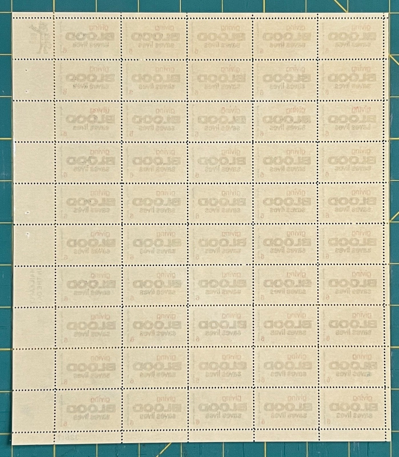 US 1971 6¢ Blood Donor Program Mint Sheet MNH (Scott 1425) ZAYIX