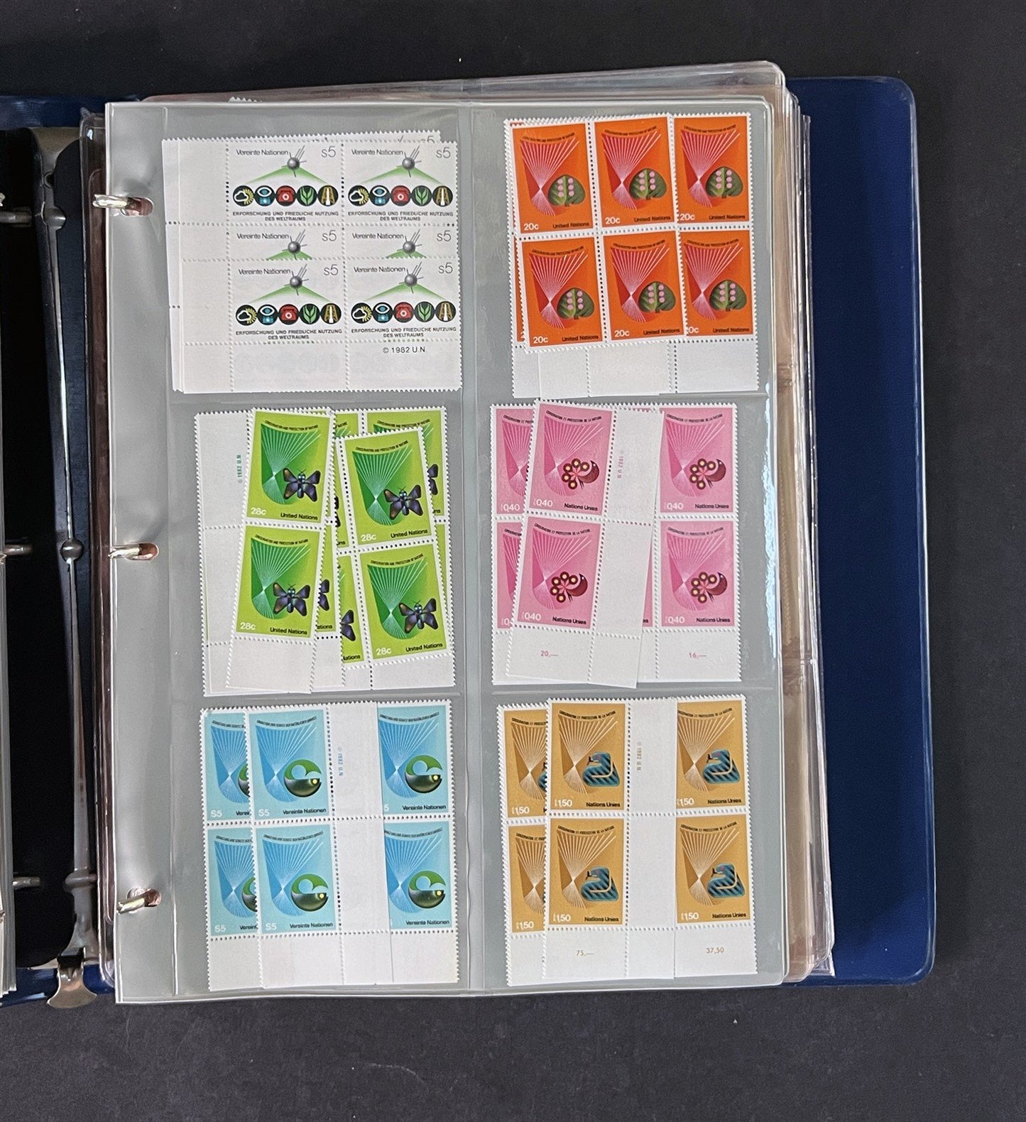 United Nations MNH Stamp Collection Lot 2000+ UN Stamps Accumulation ZAYIX